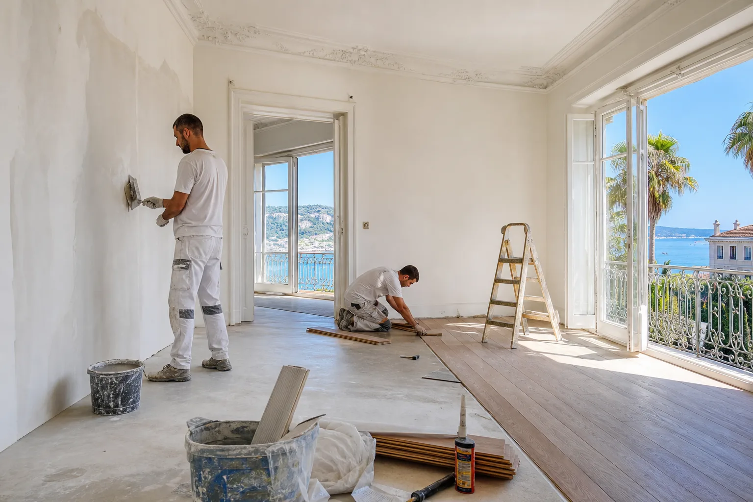Menuiserie intérieure sur mesure à Nice — prestation